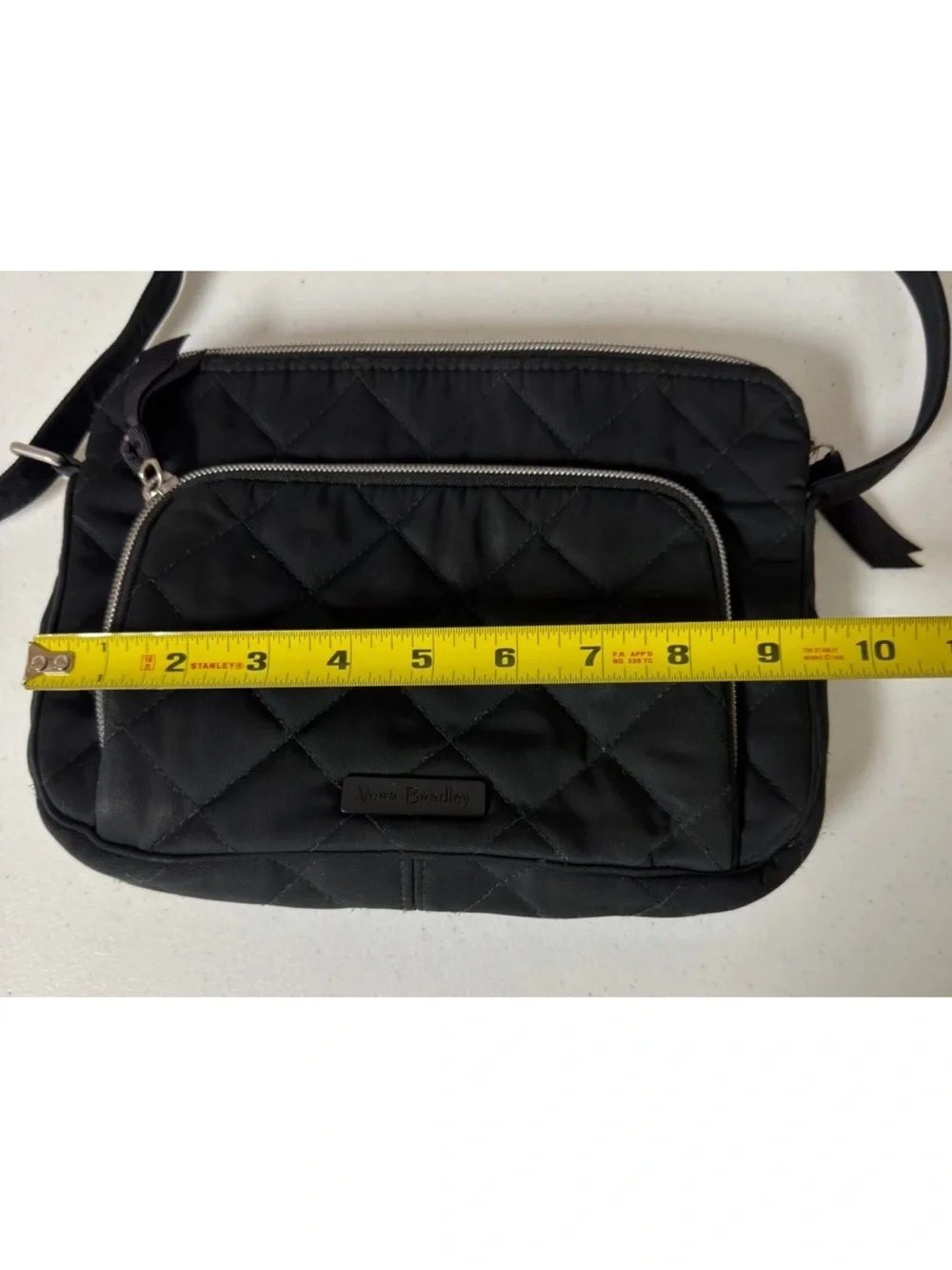 Vera Bradley Little Hipster Black Crossbody Microfiber Classic